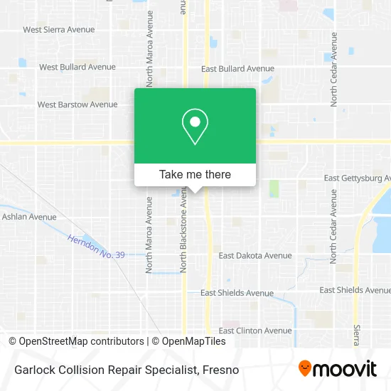 Garlock Collision Repair Specialist map