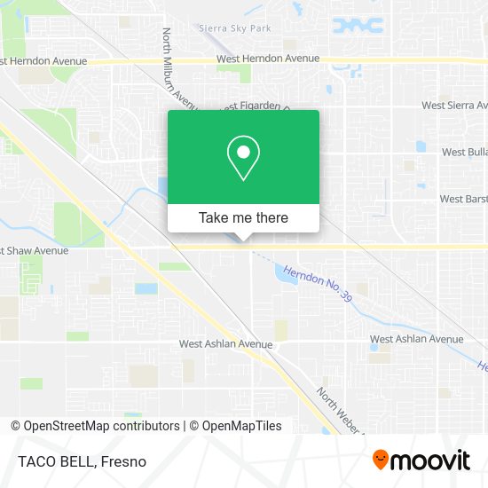 Mapa de TACO BELL