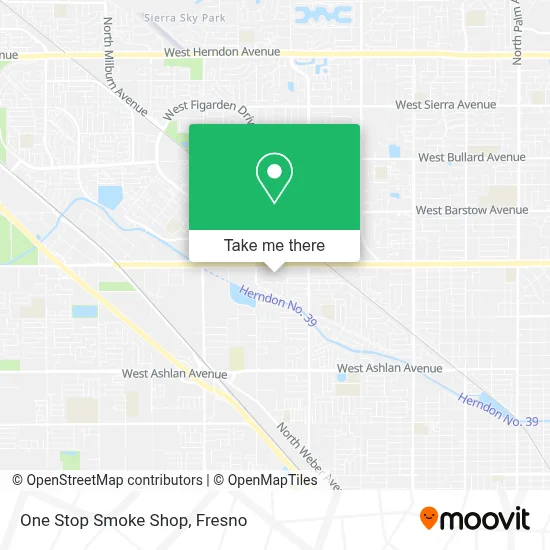One Stop Smoke Shop map