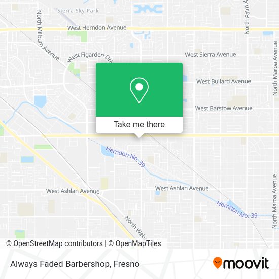 Mapa de Always Faded Barbershop