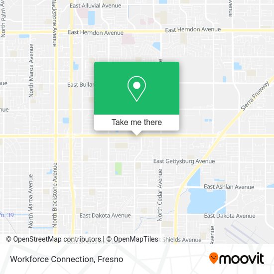 Workforce Connection map
