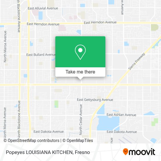 Popeyes LOUISIANA KITCHEN map