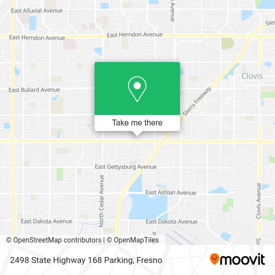2498 State Highway 168 Parking map