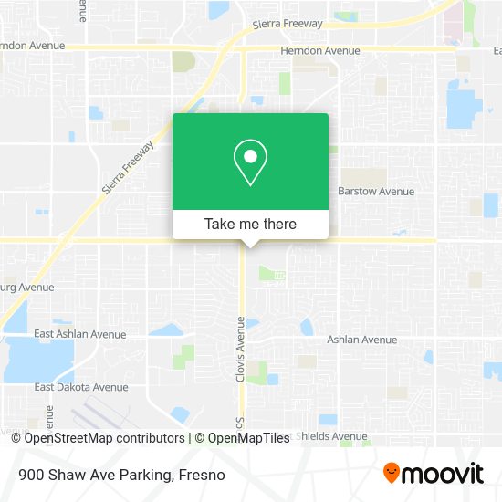 900 Shaw Ave Parking map