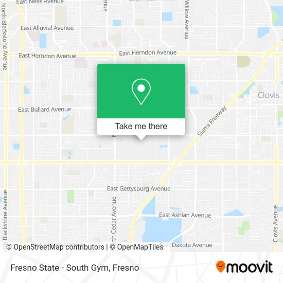 Mapa de Fresno State - South Gym