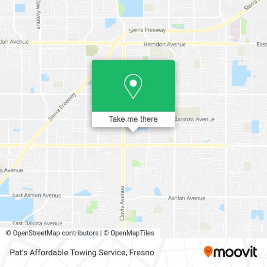 Mapa de Pat's Affordable Towing Service