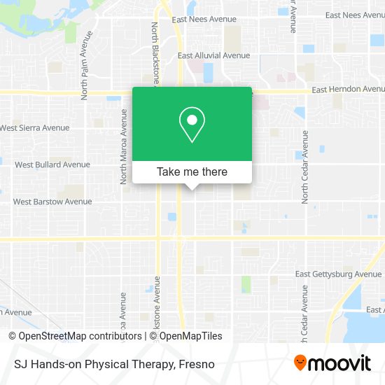 Mapa de SJ Hands-on Physical Therapy