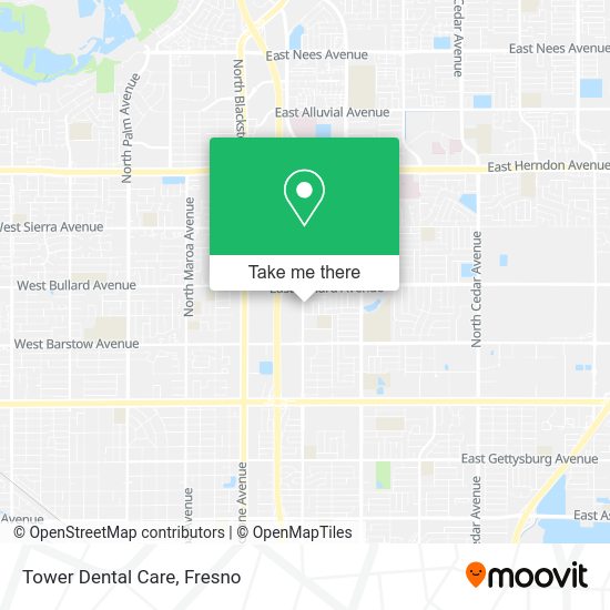 Mapa de Tower Dental Care