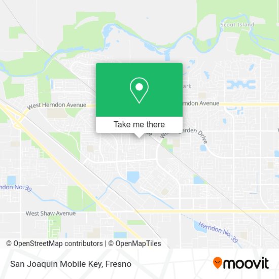 San Joaquin Mobile Key map