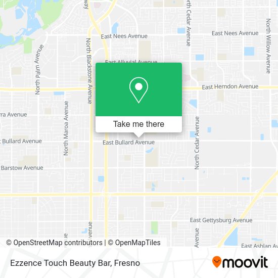 Ezzence Touch Beauty Bar map