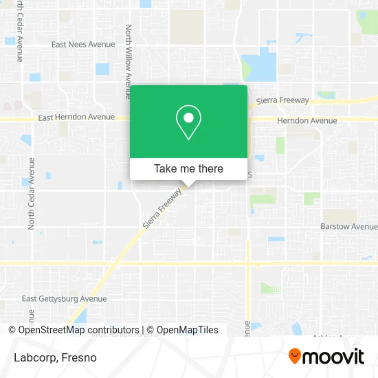 Labcorp map
