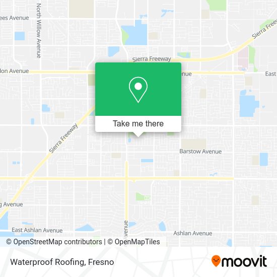 Mapa de Waterproof Roofing