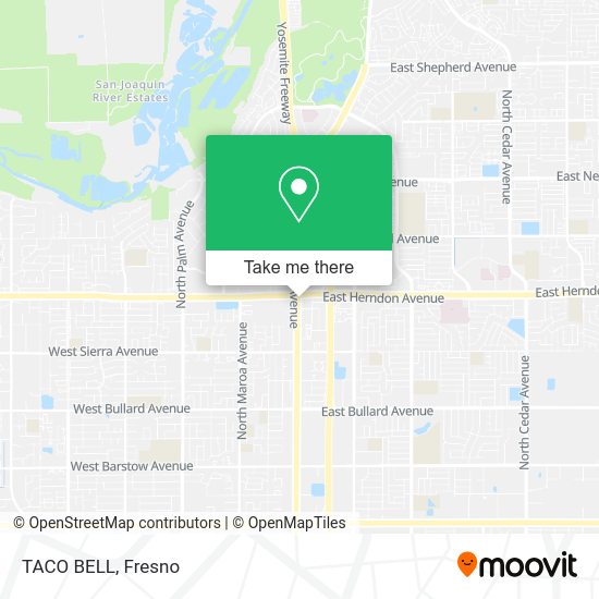 Mapa de TACO BELL