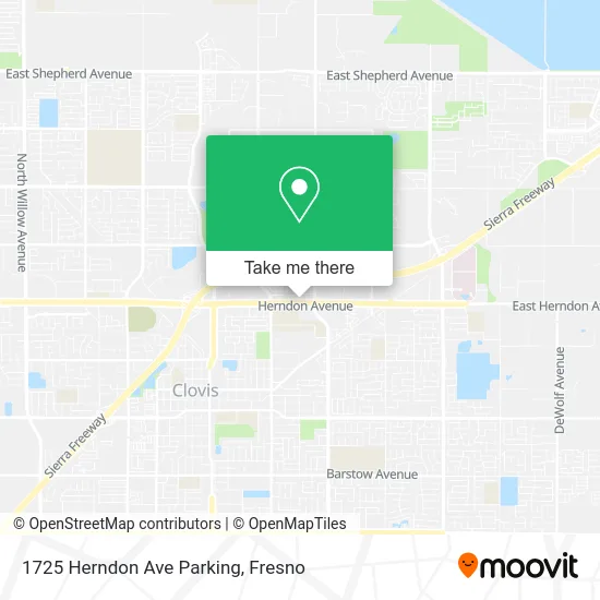 1725 Herndon Ave Parking map