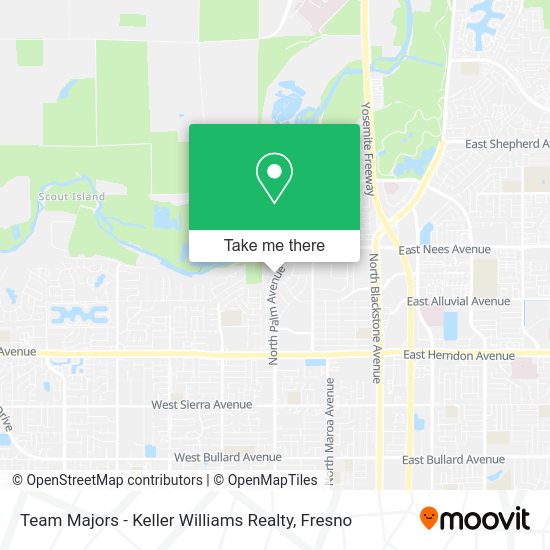 Mapa de Team Majors - Keller Williams Realty
