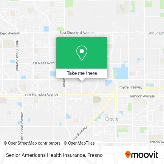 Mapa de Senior Americans Health Insurance