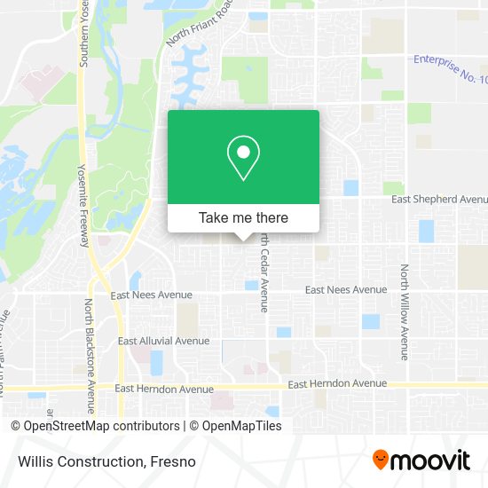 Willis Construction map