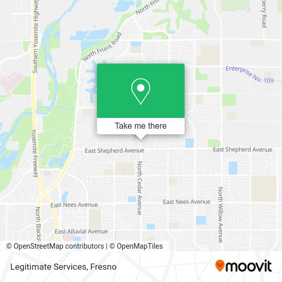 Mapa de Legitimate Services