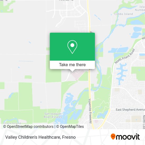 Mapa de Valley Children's Healthcare