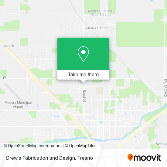 Mapa de Drew's Fabrication and Design