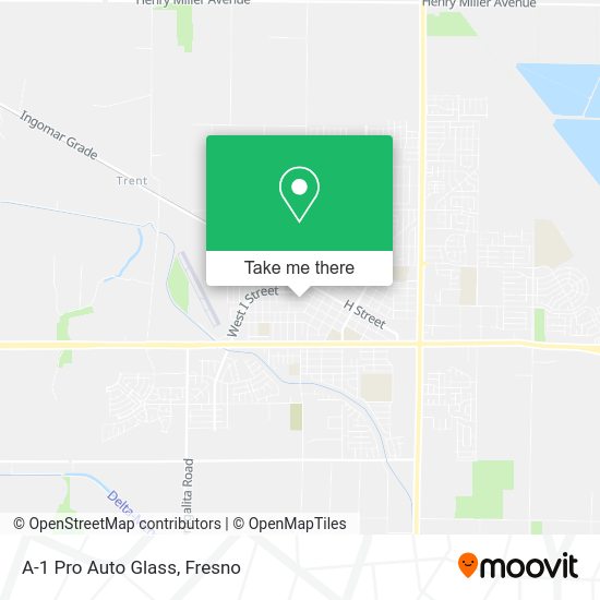 Mapa de A-1 Pro Auto Glass