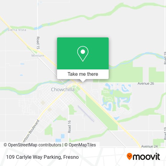 Mapa de 109 Carlyle Way Parking