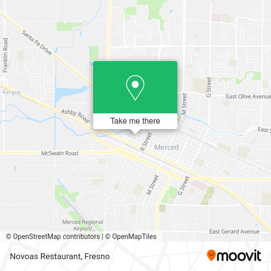 Novoas Restaurant map