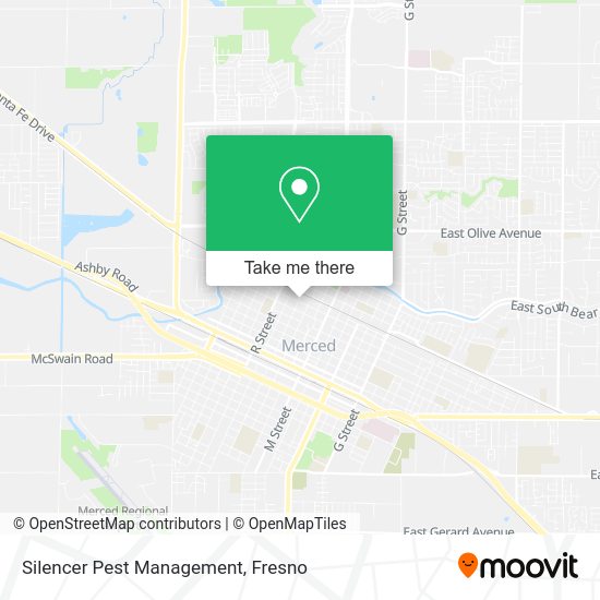 Mapa de Silencer Pest Management