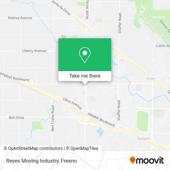 Reyes Moving Industry map