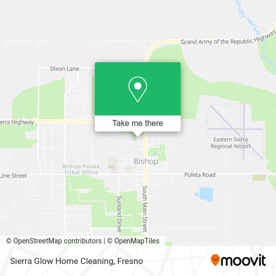 Sierra Glow Home Cleaning map