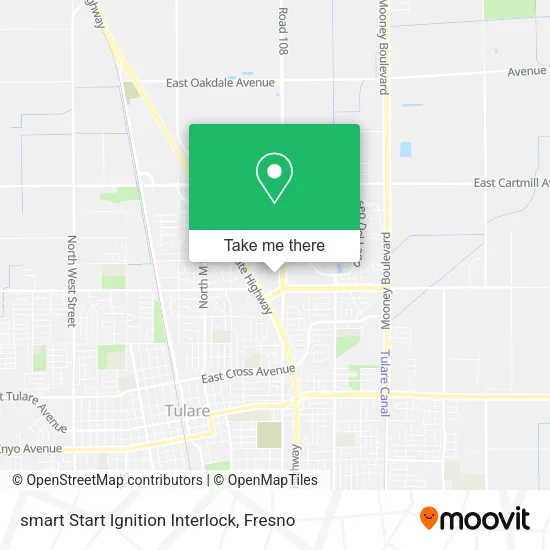smart Start Ignition Interlock map