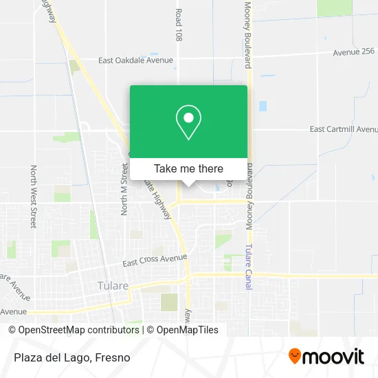Plaza del Lago map