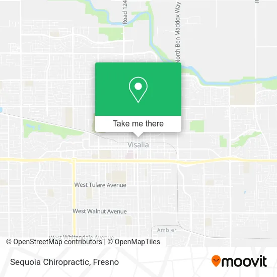 Sequoia Chiropractic map