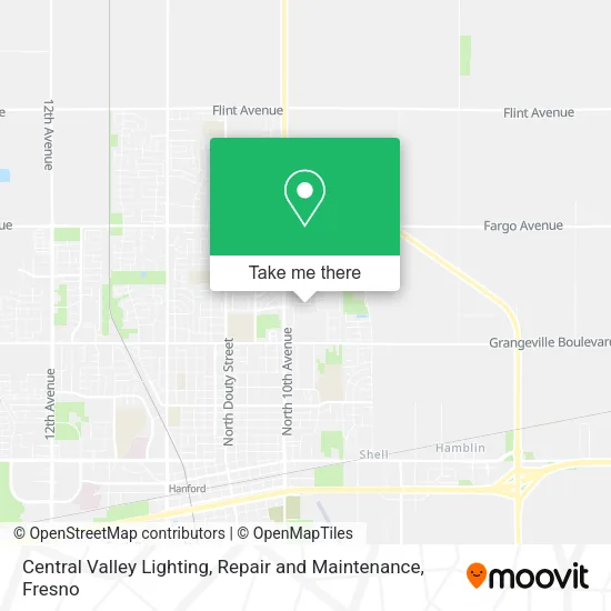Mapa de Central Valley Lighting, Repair and Maintenance