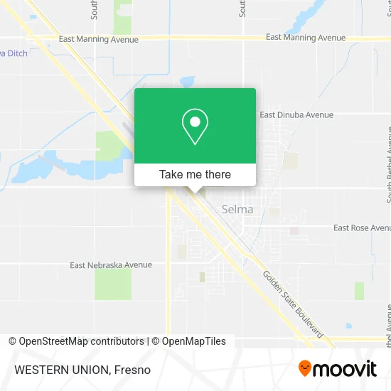 Mapa de WESTERN UNION