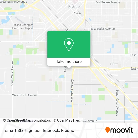 Mapa de smart Start Ignition Interlock