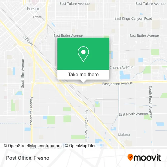 Post Office map