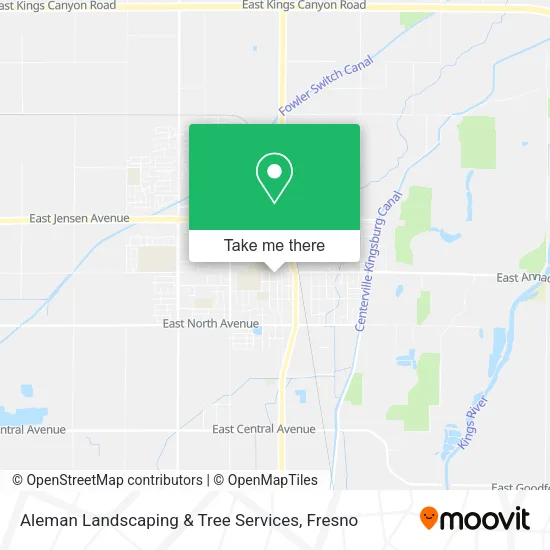 Aleman Landscaping & Tree Services map