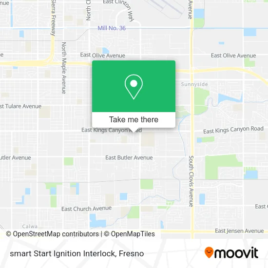 smart Start Ignition Interlock map