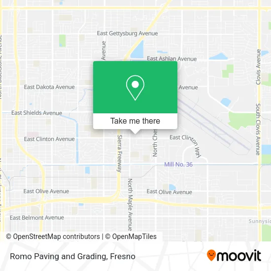 Mapa de Romo Paving and Grading