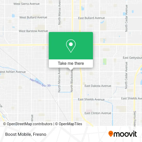 Boost Mobile map