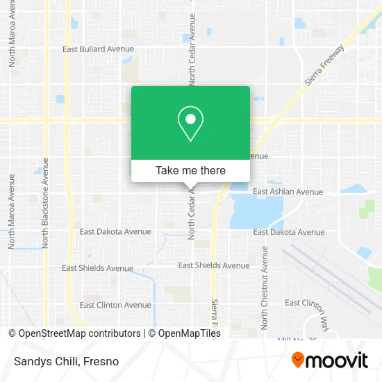 Sandys Chili map