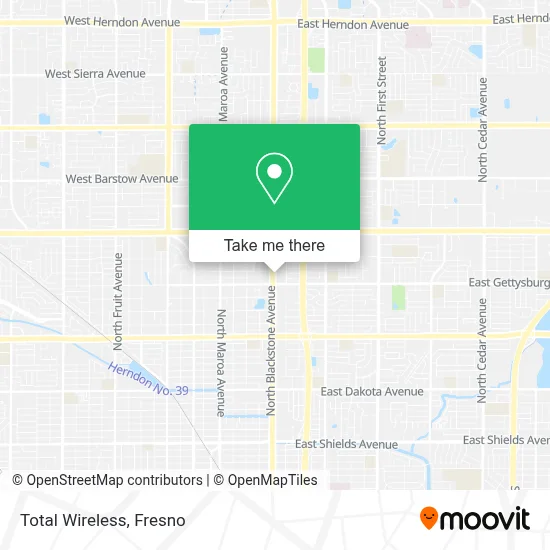 Total Wireless map
