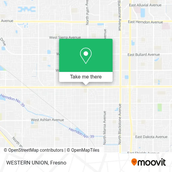 WESTERN UNION map