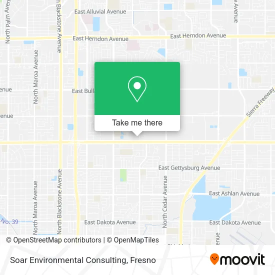 Mapa de Soar Environmental Consulting