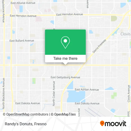 Mapa de Randy's Donuts