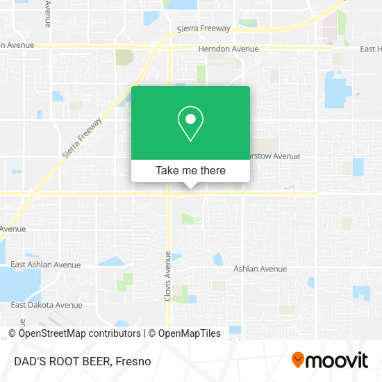 Mapa de DAD'S ROOT BEER