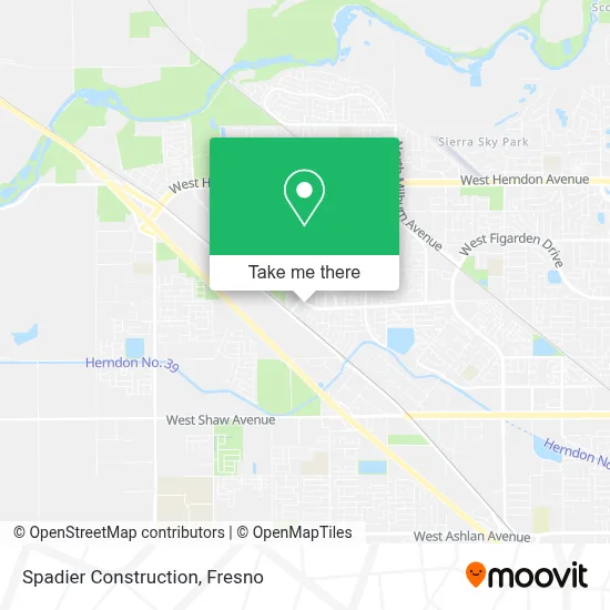 Spadier Construction map