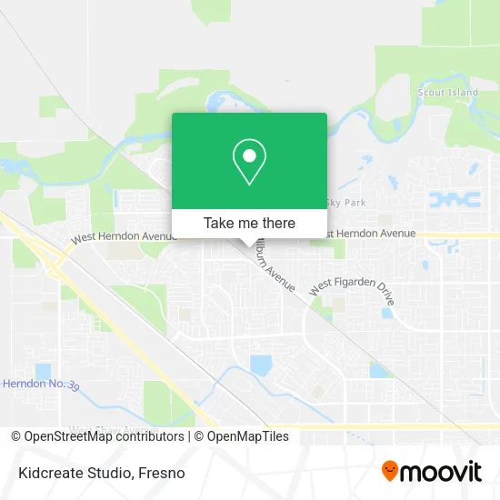 Kidcreate Studio map