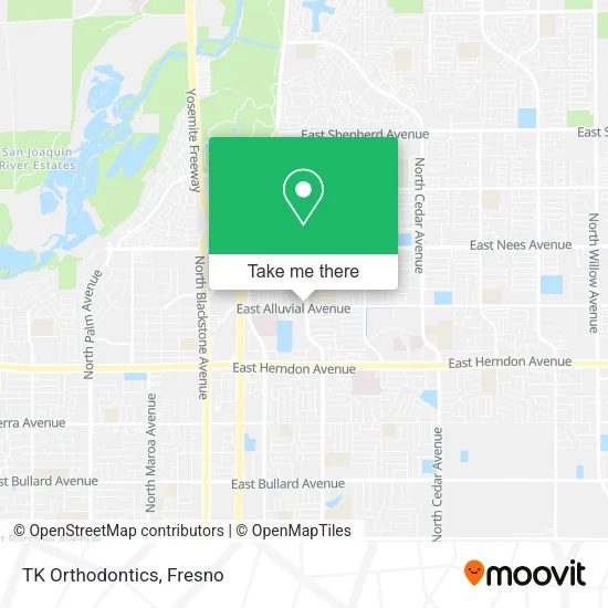 Mapa de TK Orthodontics